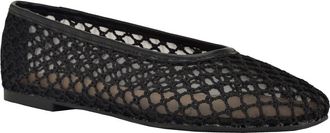 Calvin Klein Delicate Mesh Ballet Flat in Black at Nordstrom Rack, Size 9.5