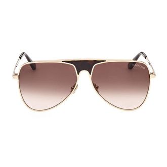 Tom Ford FT093528F Aviator Sunglasses - Rose gold