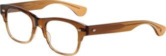 Garrett Leight Womens 48 mm Brown Opticals