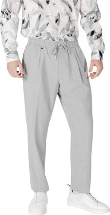 Antony Morato Straight Trousers, male, Gray, XL, Mens Comfort Trousers Collection