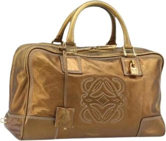 Loewe Pre-owned Handbags, female, Yellow, Size: ONE SIZE Pre-owned Hand Bag