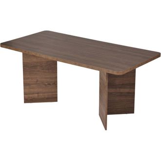 Calicosy Tavolo da pranzo con piano rettangolare e 2 gambe L180 cm - LOFT
