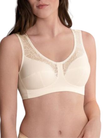 Anita Womens MicroEnergen Support Soft Cup Bra - White Polyamide - Size 40G