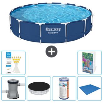 Bestway Piscina Bestway Steel Pro Redonda - 396x84 Cm - 7-piezas S341