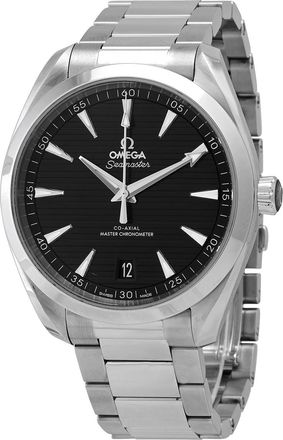 Omega Pre-owned Omega Seamaster Aqua Terra Automatic Black Dial Mens Watch 220.10.41.21.01.001