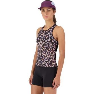 Mons Royale Bella Merino Tank Top - Womens in Rock Leopard/black at Nordstrom, Size X-Small