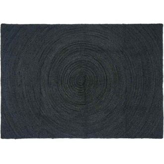 vidaXL Alfombras De &Aacute;rea Rectangular Gris Oscuro 120 X 170 Cm Yute Vidaxl