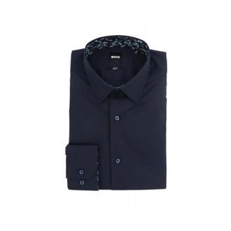 HUGO BOSS Overhemden, Heren, Blauw, L, Formal Shirt