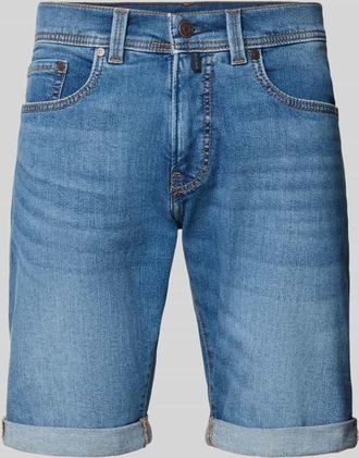 Pierre Cardin Regular Fit Shorts in Denim-Optik in Blau, Gr&ouml;&szlig;e 30