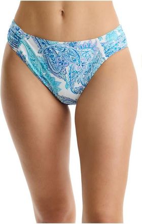 Gottex Boho Bloom Mid Rise Swim Bottom in Blue-Multi at Nordstrom, Size 10