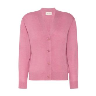 Max Mara Truien & Vesten, Dames, Roze, L, Torre Cardigan