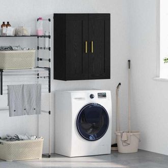 vidaXL vidaXL Pensile Rovere Nero 69,5 x 34 x 90 cm Legno multistrato