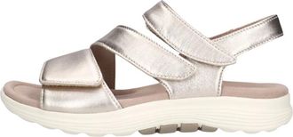 Gabor Schoenen, Dames, Grijs, 38 1/2 EU, Leer, 813 Sandal