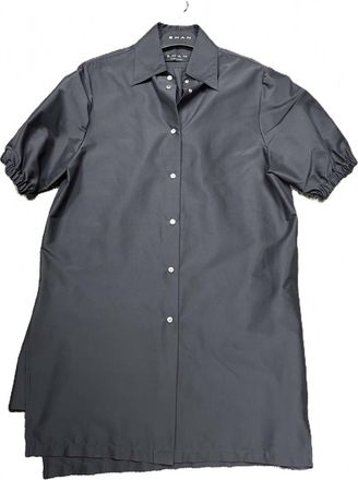 Shan Women Puff Sleeve Dress In Caviar