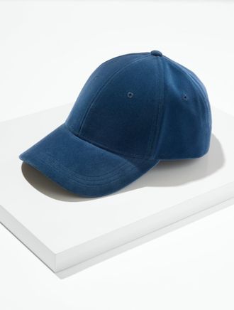Talbots VelveT-Shirtn Baseball Cap - Rich Navy Blue - 001 Talbots