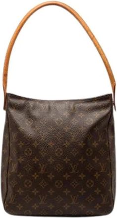 Louis Vuitton Pre-owned Shoulder Bags, female, Brown, Size: ONE SIZE Pre-owned The Looping GM