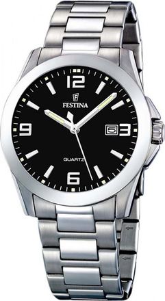 Festina F16376-4 Mens Classic Watch - Silver - One Size
