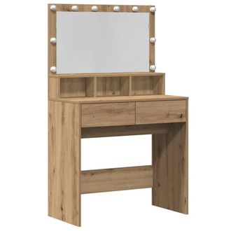 Berkfield Home Dressing Table Artisan oak Particle board