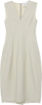 STUDIO NICHOLSON Abito lungo smanicato - Bianco