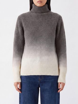 KANGRA Dolcevita con stampa astratta in misto alpaca e lana