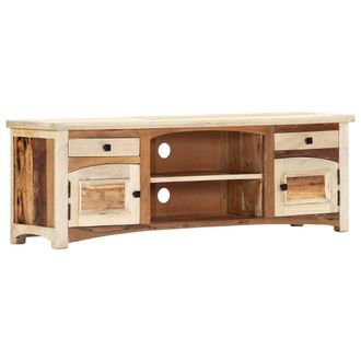 vidaXL Vidaxl - Mueble Para Tv De Madera Maciza Reciclada 120x30x40 Cm