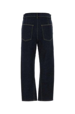 Moschino Womens Blue Stretch Denim Jeans Blu Exterior: Cotton Elastane