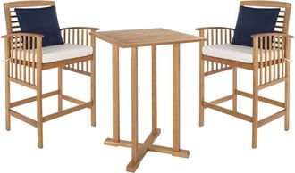 Safavieh Pate 3 Pc Bar 39.8-Inch H Table Bistro Set