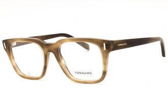 Ferragamo SF2996 319 Striped Khaki 54mm