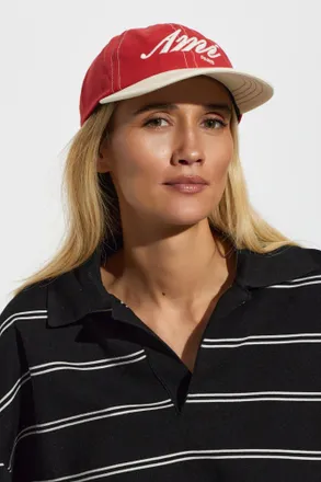 Ami Cap With Logo, Unisex, Red