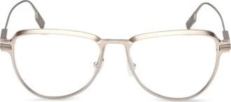 Ermenegildo Zegna round-frame glasses - Gold