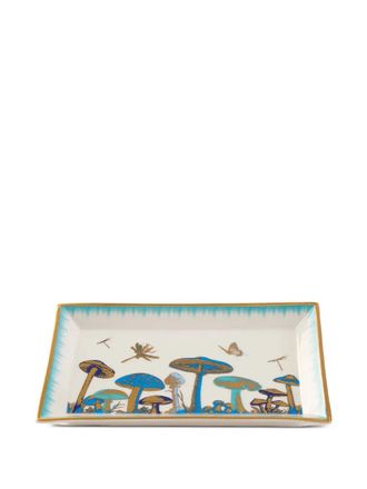Jonathan Adler Ja Botanist mushroom decorative tray - women - ceramic - One Size - White