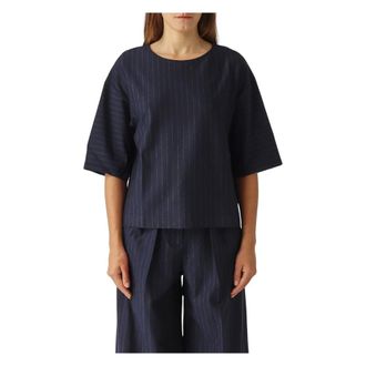 Maison Margiela Mujer, Camisetas, Azul, Talla: M