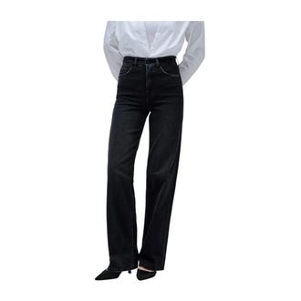 Salsa Dames, Jeans, Zwart, Maat: W26 L32 Katoen