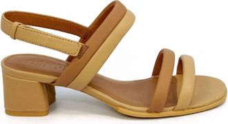 Camper Womens Katie Ankle Strap Heel Sandals In Nude