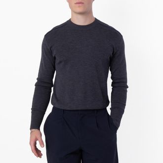 Burberry Lightweight Crew-Neck Wool Jumper, Size X-Large
