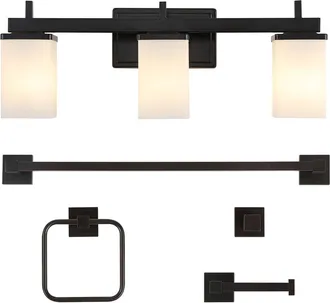 Jonathan Y Designs Jonathan Y Caia Vanity Light Set