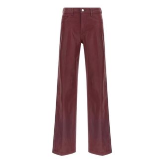 L'agence Dames, Broeken, Rood, Maat: W25 Denim