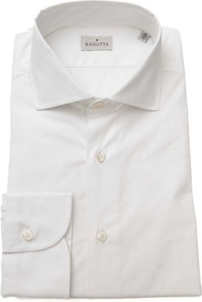 Bagutta White Cotton Mens Shirt
