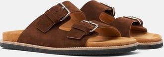 Scarosso Enea Sandals in Brown - Suede at Nordstrom, Size 42.5