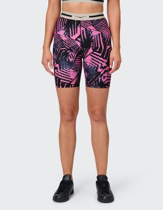Venice Beach Trainingsshorts VENICE BEACH TIGHTS SHORTS JASMINE, Damen, Gr. XL (44), N-Gr, bunt (aop fusion_p), Obermaterial: 72% Polyamid, 28% Elasthan, Hosen Tra