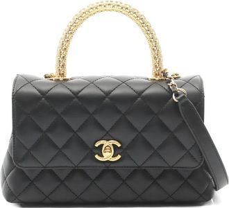 Chanel Borsa a tracolla con decorazione - Nero