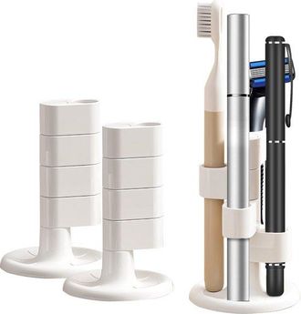 OEM Soporte Para Cepillos De Dientes De Ba&ntilde;o, Juego De Almacenamiento Para Toda La Familia, Hoteles, Encimeras De Cocina Y Tocadores