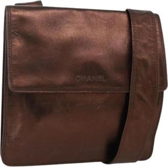 Chanel Pre-owned Cross Body Bags, female, Brown, Size: ONE SIZE Pre-owned Shoulder Bag