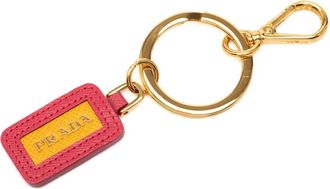 Prada Pre-owned Prada Saffiano Logo Key Chain and Bag Charm Ladies 0UAIX1BT5LO3NWIE