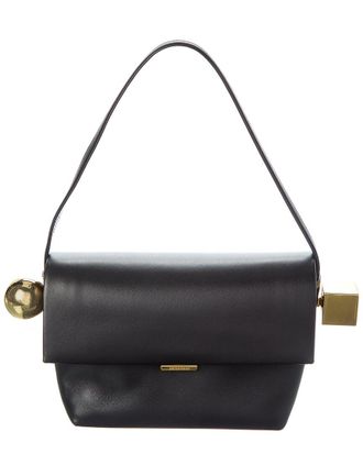 Jacquemus The Rond Carre Leather Shoulder Bag