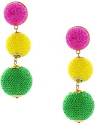 Olivia Welles Hawaiian Vacation Drop Earrings in Gold /Multi at Nordstrom Rack