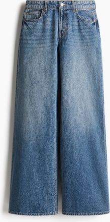 H&M Flared Regular Jeans - Blue