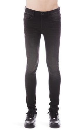 HVMAN Strat Punk Stretch Super Skinny Jeans in Black at Nordstrom Rack, Size 31