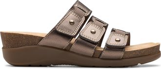 Clarks Calenne Lily in Metallic Leather