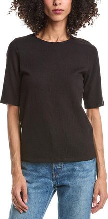 Eileen Fisher Crewneck Elbow Sleeve Top